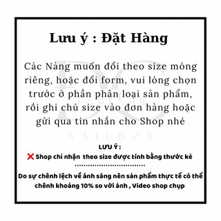 NailBox móng úp thiết kế sẵn Mẫu Nude Sơn Trơn