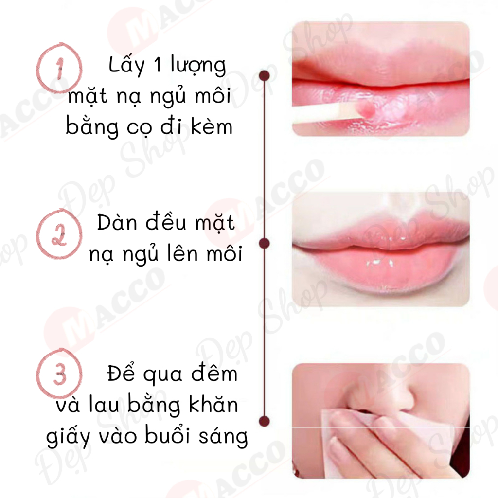 Mặt Nạ Ủ Môi Dưỡng Hồng KISS PONY Giúp Môi Căng Mọng - Mềm Mịn - Tẩy Da Chết Cho Môi | BigBuy360 - bigbuy360.vn