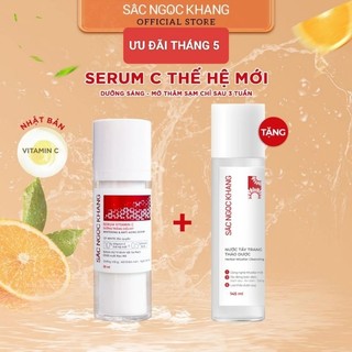 Serum dưỡng trắng Sắc Ngọc Khang _ hỗ trợ dưỡng trắng da từ vitamin C thế hệ mới dưỡng trắng diệu kỳ chai 30ml