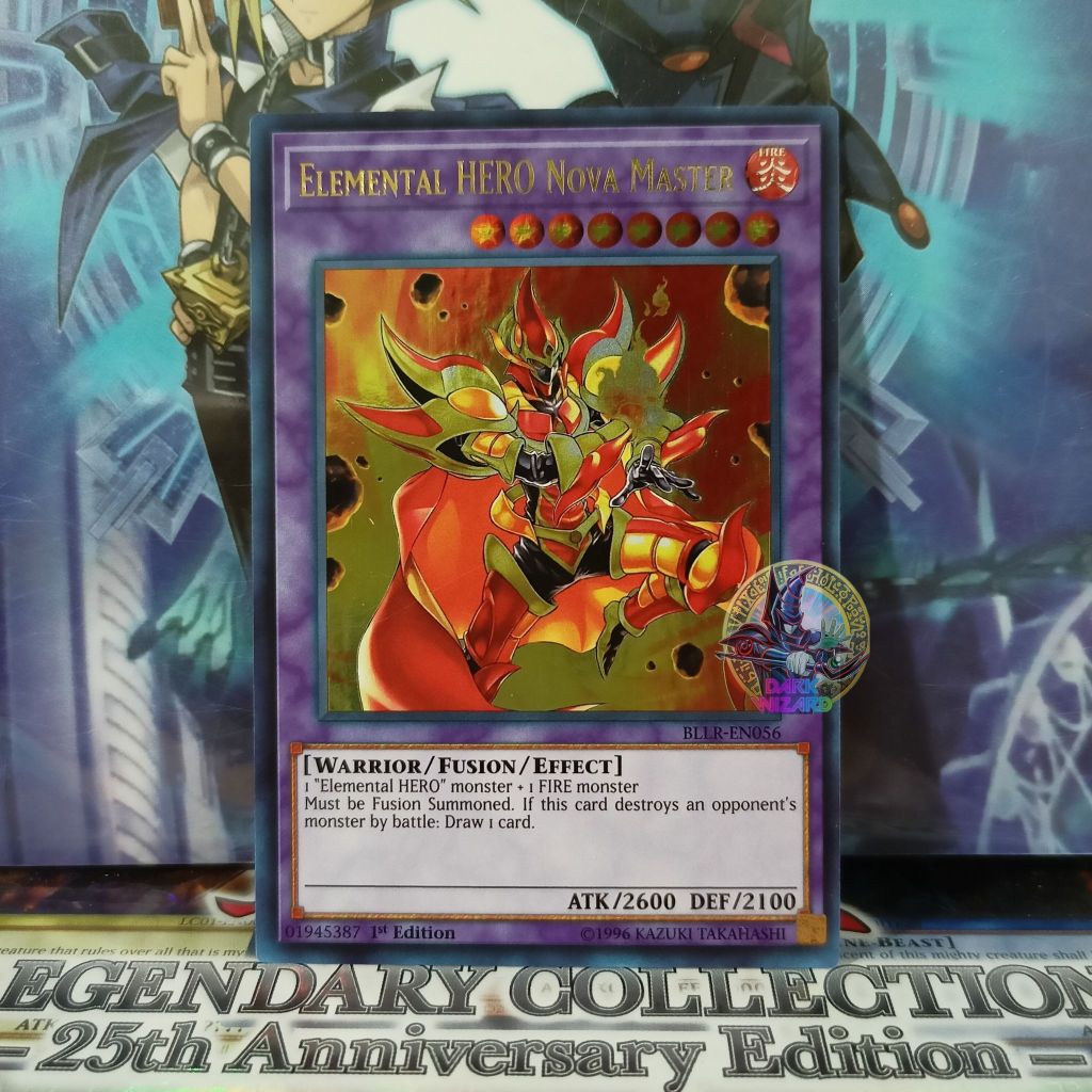 Elemental HERO Nova Master – BLLR-EN056 – Ultra Rare [Thẻ bài Yugioh]