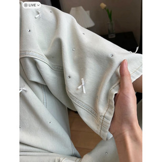 𝐂𝐮𝐧𝐱𝐢𝐧𝐡𝐒𝐭𝐮𝐝𝐢𝐨🎊 Quần Jeans ống suông đính nơ