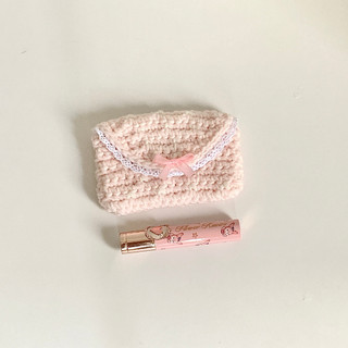 Ví nữ mini cầm tay nhỏ gọn bỏ túi đan len GND handmade