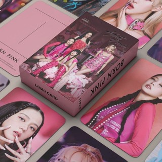 55 Ảnh Thẻ Bộ sưu tầm Lomo Card Black-pink bo góc album mới nhất thần tượng kpop