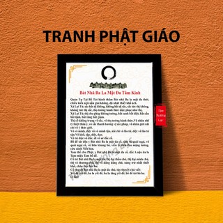 Tranh bát nhã tâm kinh tranh phật tranh phật giáo treo tường kinh phật - tâm thường lạc