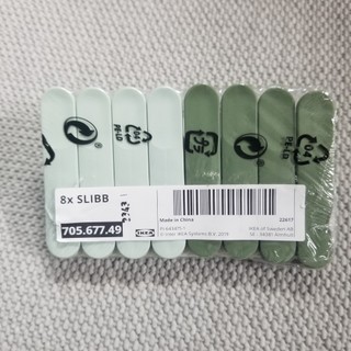 Bộ 8 kẹp quần áo Slibb IKEA
