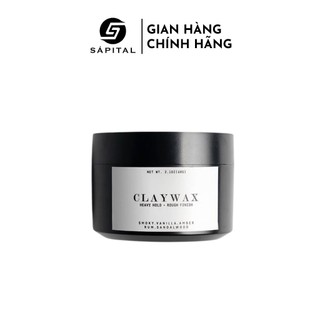 Sáp vuốt tóc clay wax rusty lab 60g - phù hợp với mọi loại tóc - giữ nếp 10h -12h - kiềm dầu chính hãng sápital