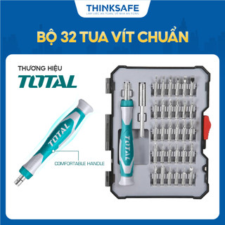 Ngân - bộ 32 tua vít chuẩn total tacsd30326 bộ tuốc nơ vít điện tử, thép hợp kim, tô vít sửa điện thoại