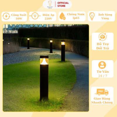 Đèn Sân Vườn , Đèn Ngoài Trời Energy Green Lighting DSV-810 Kháng Nước - Chiều Cao 60cm - Trang Trí Sân Vườn - BH 1 Năm