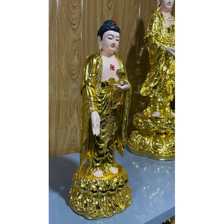 Tượng A Di Đà Dát Vàng Cao 46cm