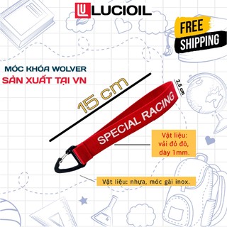Móc khoá cao su, vải wolver special racing các loại dài 15cm