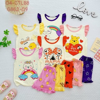  Đồ bộ trẻ em, bộ cộc tay cho bé sơ sinh size 5-16kg chất thun lạnh mềm mịn mát