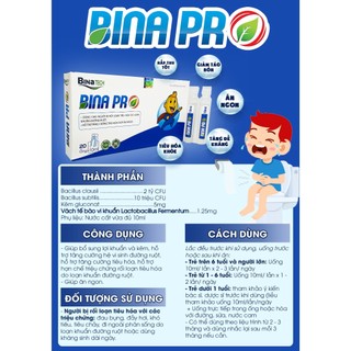 BINA PRO - Men vi sinh