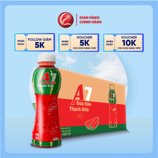 Nước Dưa Hấu Thạch Dừa A7 Chai 450ml - Thùng 24 Chai
