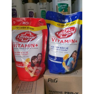1 túi Sữa Tắm Lifebuoy Sạch Khuẩn Bảo Vệ Khỏi 99.9% Vi Khuẩn Chứa Ion Bạc+ Hỗ Trợ Cùng Đề Kháng Da Tự Nhiên 800G
