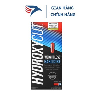 Viên giảm mỡ tăng sinh nhiệt cực mạnh ''Hydroxycut'' Hardcore 60 viên