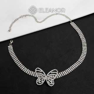 Dây chuyền choker cho nữ Eleanor Accessories hình hồ điệp vòng cổ đính đá phụ kiện trang sức 7522