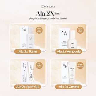 Bộ sản phẩm ALA 2X Be'Balance giúp ngăn ngừa mụn và kiểm soát bã nhờn