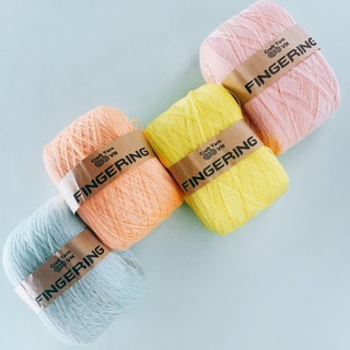 Sợi cotton bóng Fingering (Đủ bảng màu 01 - 95)