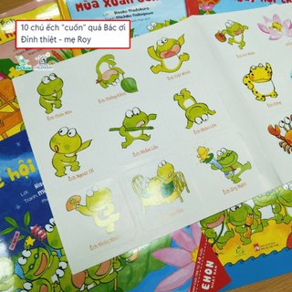 Sách Ehon Nhật Bản - 10 Chú Ếch Đủ 3 Phần (Tái Bản Mới Nhất)