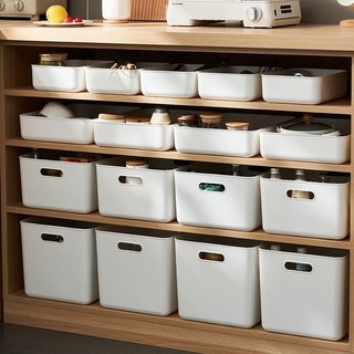 Hộp Nhựa Đựng Đồ Màu Trắng Cao Cấp Home Storage Đựng Mỹ Phẩm, Quần Áo, Lưu Trữ Đồ Đạc, Tài Liệu, Decor Phòng Tiện Dụng