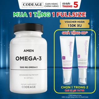 Viên dầu cá Codeage Amen Omega-3 hộp 90 viên - CodeAge Authorized MH