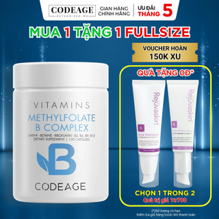 Viên uống hỗ trợ trí nhớ giảm stress CodeAge Methyl Elite+ 120 viên - Codeage Authorized MH