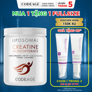 Bột uống nâng cao thể lực, tăng cường chức năng não Codeage Liposomal Creatine Monohydrate 455g