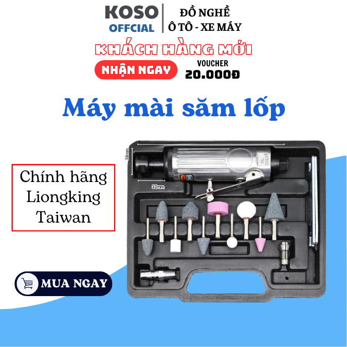 Máy mài săm lốp ô tô xe máy KOSO chính hãng Liongking Taiwan