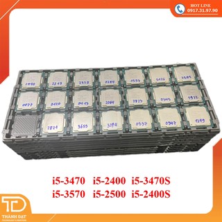 CPU Intel Core i5 3470 | i5 3570 | i5 2400 | i5 2500 socket 1155 lắp dòng main H61 B75 H77 Z77