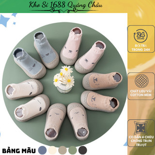 Giày bún tập đi cổ cao cho bé chống trơn trượt - hàng quảng châu