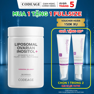 Viên uống cân bằng nội tiết tố Codeage Liposomal Ovarian Inositol 120 viên - Codeage Authorized MH