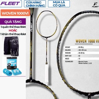 Vợt cầu lông fleet woven 1000 vi - chính hãng