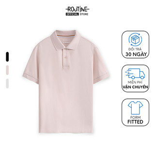 Áo Polo Nam Premium Tay Ngắn Sọc Gân Form Fitted - Routine 10S24POL001P
