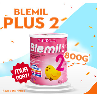 Sữa bột sinh học Blemil Plus 2 nhập khẩu Tây Ban Nha 800g