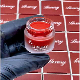 Hũ Son Dưỡng LỰU ĐỎ LUXURY Kích Màu Môi Colagen Lip Balm Cao Cấp Linh Anh