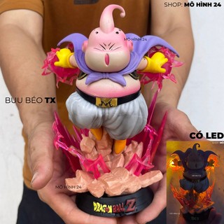   CÓ LED  Mô hình Buu Béo TX studio figure dragon ball majin bư béo kẹo cao su chiến đấu 2 cầu có đèn dragonball 