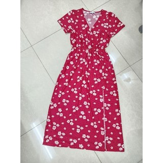 đầm hoa xẻ tà