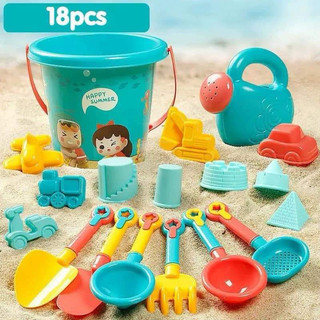 Đồ Chơi Xúc Cát Kèm Xô, Đồ Chơi Đi Biển 18 Chi Tiết