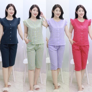 [BunnySky] Đồ bộ mặc nhà, quần áo nữ mặc nhà mẫu sát nách lửng đẹp
