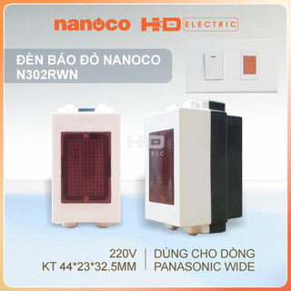 Đèn báo màu đỏ Nanoco N302RW dùng cho dòng Panasonic Wide