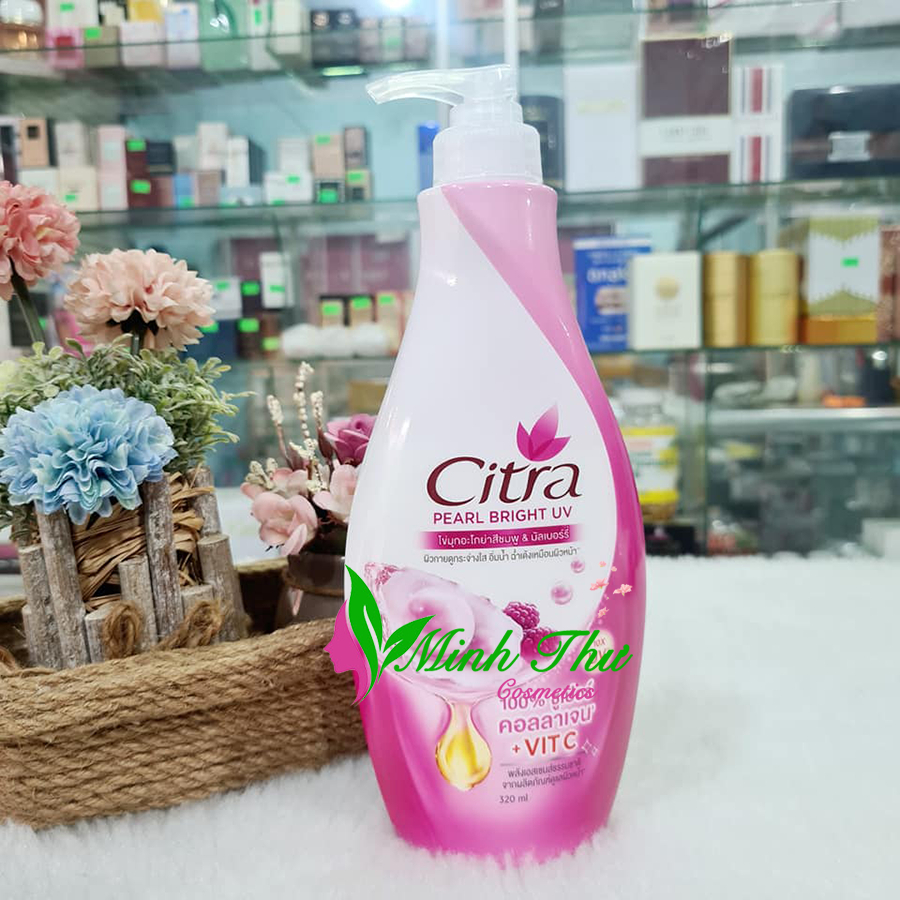 Sữa Dưỡng Thể Chống Nắng Citra Tinh Chất Vit C 320ml Thái Lan [Chính Hãng]
