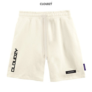 Quần short nam nữ nỉ cotton mềm mịn unisex thể thao cao cấp ống rộng bigsize mặcCLOUDZY SHORTNATURE