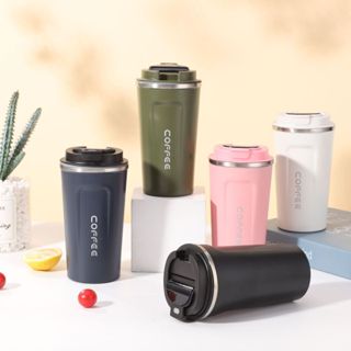   Hàng loại 1  Cốc Giữ Nhiệt Inox 304 Cao Cấp Siêu Dày 510ml Ly Giữ Nhiệt Mini Coffee Có Nắp Chống Tràn Tiện Dụng 