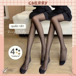  Quần tất tàng hình Hàn Quốc quần tất giấy siêu trong siêu dai mềm mịn che khuyết điểm làm thon chân - Cherry Shop 