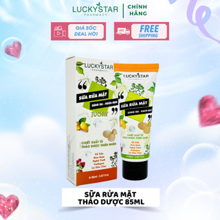 Sữa Rửa Mặt Thảo Dược Thiên Nhiên Lucky Star 85ml
