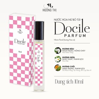 NƯỚC HOA NỮ DOCILE XỊT THƠM HƯƠNG THỊ 10ml_Cosmetic Perfume