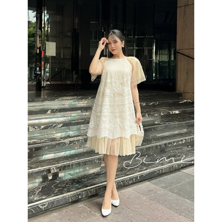 ĐẦM REN PHỐI LƯỚI NGỌC - BIMI