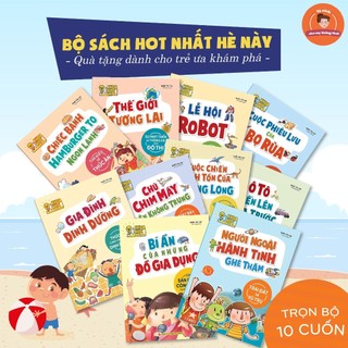 Sách: combo khoa học thú vị - khám phá thế giới - phát triển tư duy