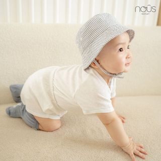 Bộ cộc Nous màu vàng, màu trắng cho bé trai, bé gái (Size 6M - 2Y)