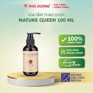 SỮA TẮM THẢO DƯỢC NATURE QUEEN GIẢM MỤN LƯNG, VIÊM NANG LÔNG (CHAI 100ML)